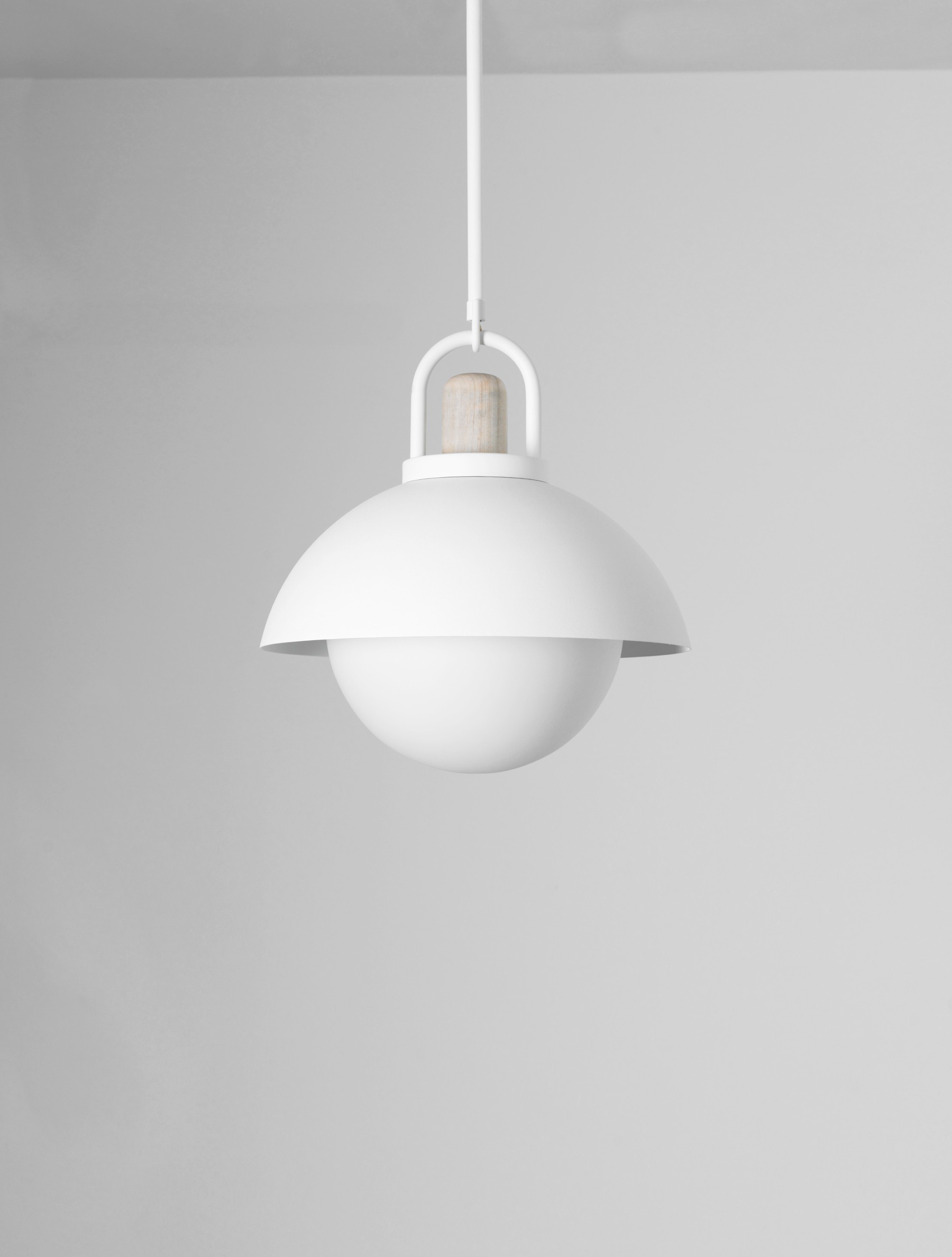 【美品・モダン】Arc−pendant light(電球無)/ホワイト 美品・モダン】Arc−pendant light(電球無)/ホワイト 美品・モダン